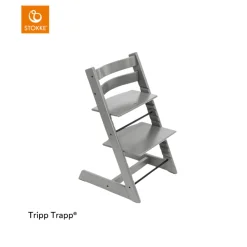 Stokke® Kinderstoel Tripp Trapp® Storm Grey + Stokke® Tripp Trapp® Baby Set² Storm Grey