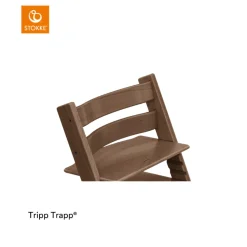 Stokke® Kinderstoel Tripp Trapp® Warm Brown + Baby Set + Tray Black