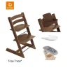 Stokke® Kinderstoel Tripp Trapp® Warm Brown + Newborn Set™ + Baby Set™ Warm Brown + Tray™