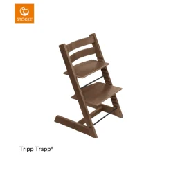 Stokke® Kinderstoel Tripp Trapp® Warm Brown + Newborn Set™ + Baby Set™ Warm Brown + Tray™