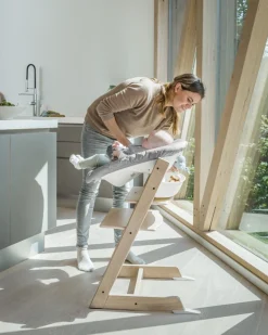 Stokke® Kinderstoel Tripp Trapp® Storm Grey + Newborn Set™