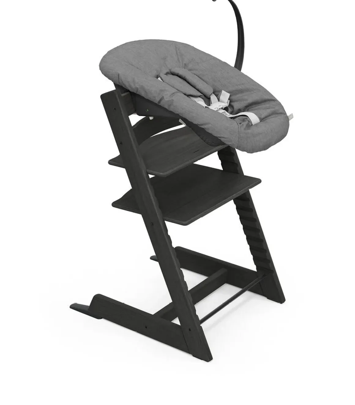 Stokke® Kinderstoel Tripp Trapp® Black + Anthracite Newborn Set