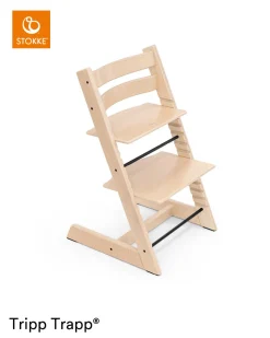 Stokke® Kinderstoel Tripp Trapp® Natural + Newborn Set™ + Baby Set™ Natural + Tray™