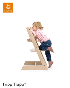 Stokke® Kinderstoel Tripp Trapp® Natural + Newborn Set™ + Baby Set™ Natural + Tray™