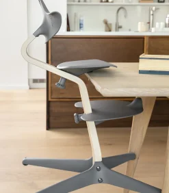 Stokke® Nomi® Chair Beech Grey + Stokke® Nomi® Baby Set Grey