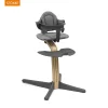 Stokke® Nomi® Chair Oak Anthracite + Stokke® Nomi® Baby Set Grey