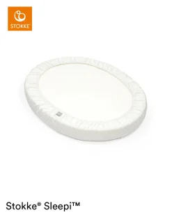 Stokke® Sleepi™ Wieg Hoeslaken Mini V3 Fans Grey