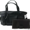 Storksak + Bugaboo Leather Bag Verzorgingstas Black