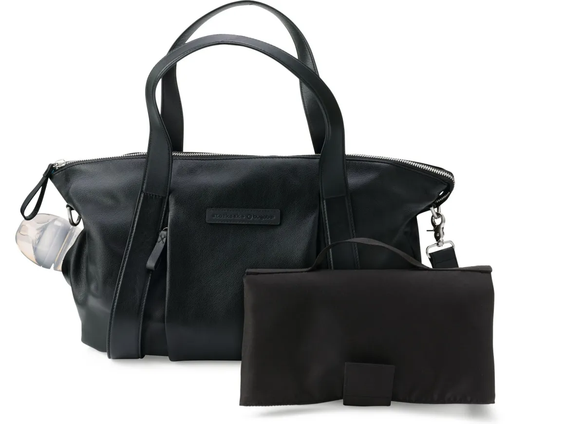 Storksak + Bugaboo Leather Bag Verzorgingstas Black