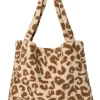Studio NOOS Teddy Mom Bag Ecru Leopard