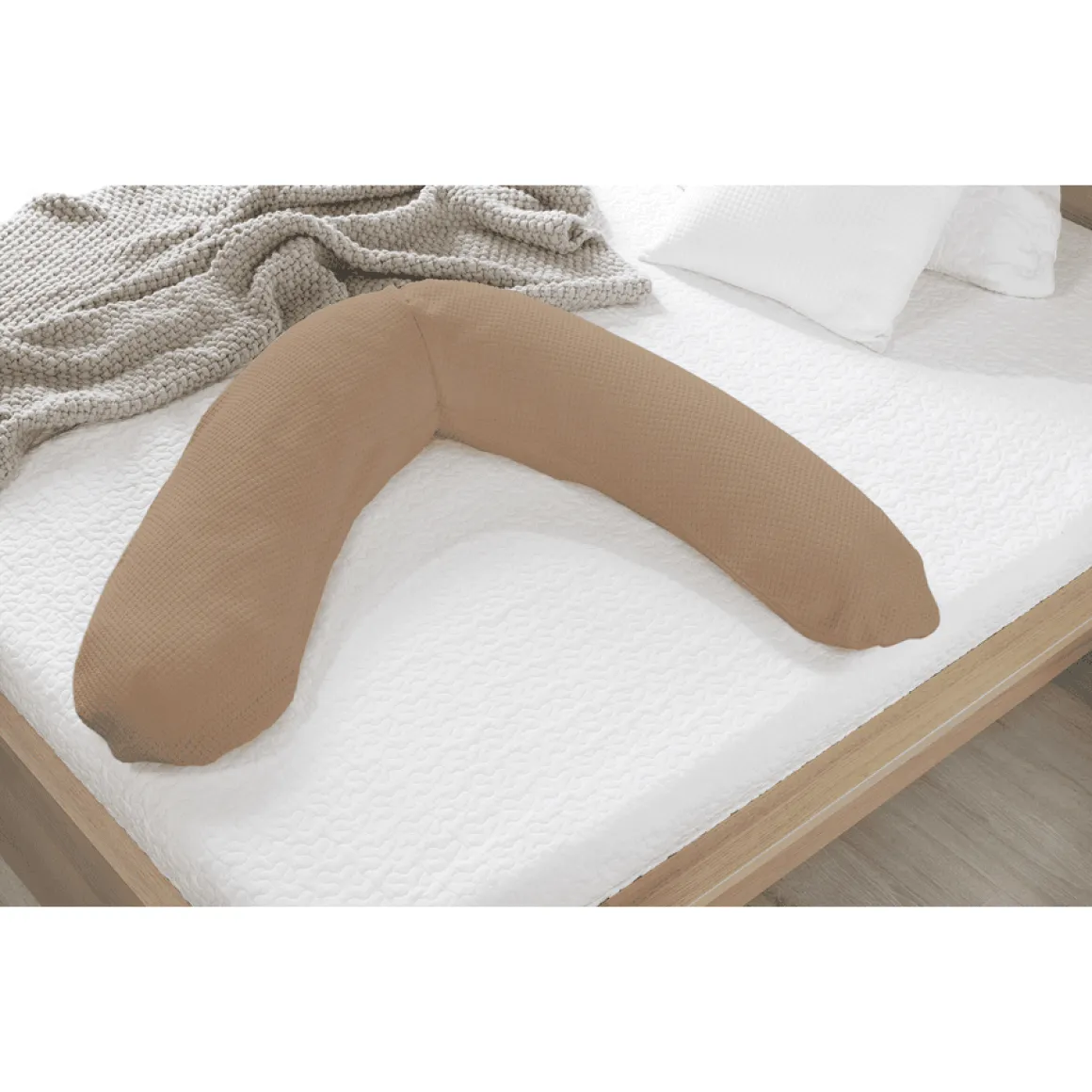 Theraline Original Hoes Voor Voedingskussen Fijn Gebreid Savannah