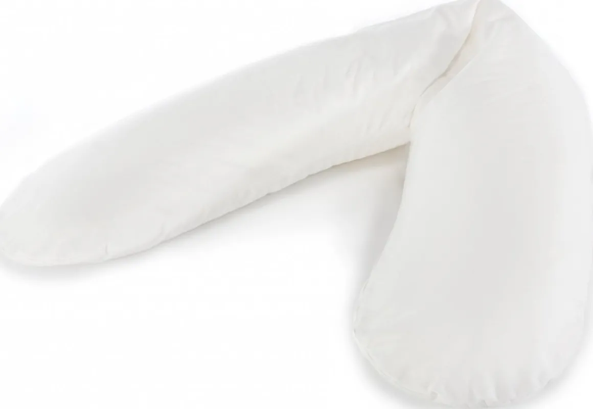 Theraline Original Voedingskussen Met Bamboe Hoes Cloudy White 190 cm
