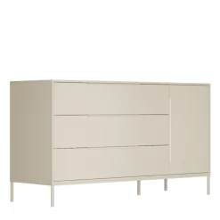 Tienerkamer Belmond Clay 3 Delig met Commode Belmond XL Clay en Kledingkast Belmond Clay