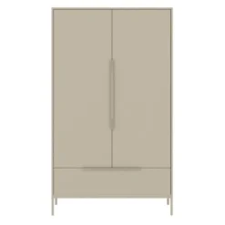 Tienerkamer Belmond Clay 3 Delig met Commode Belmond XL Clay en Kledingkast Belmond Clay