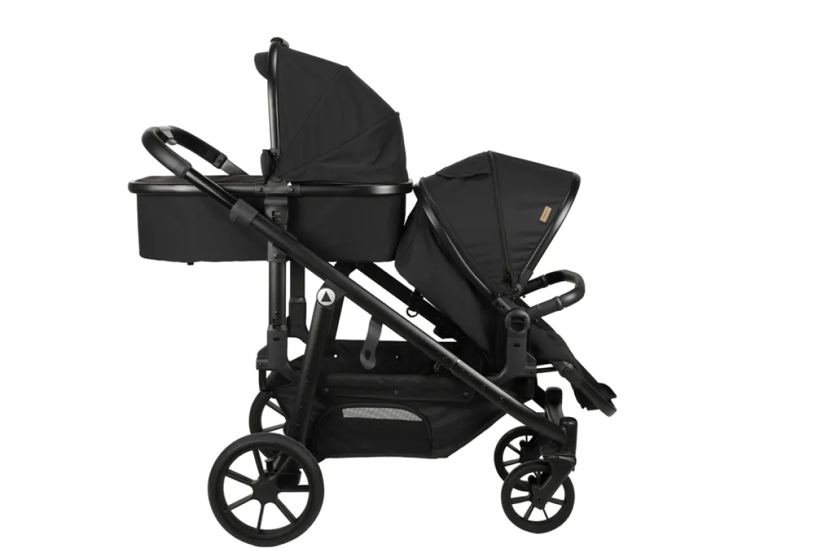 Topmark Duo Kinderwagen 2COMBI Zwart
