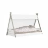 Totem Bed 90x200 Mat Wit/Beige