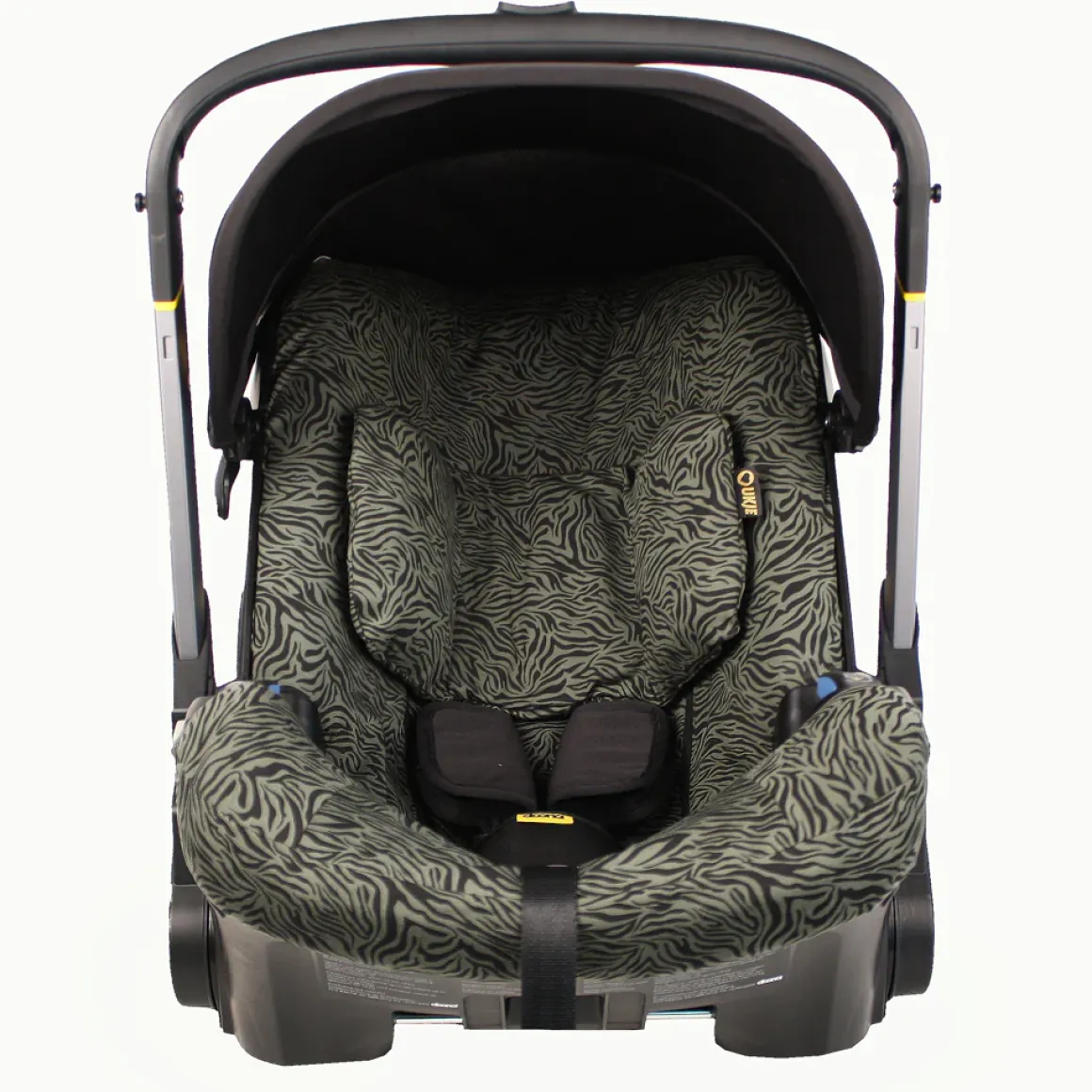 Ukje Autostoelhoes Doona Groen Zebra
