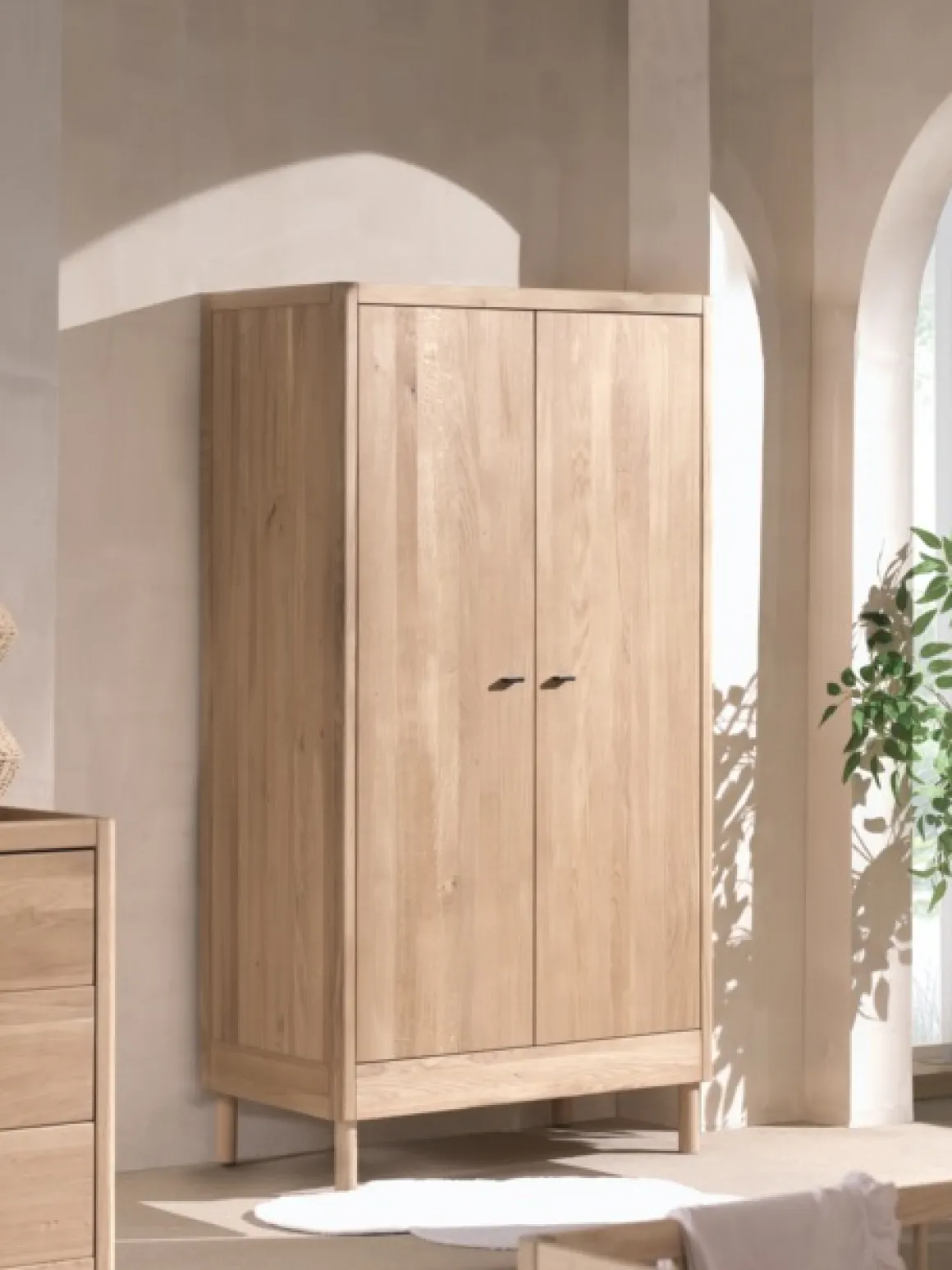 VIPACK Forrest 2 Deurs Kledingkast Eik