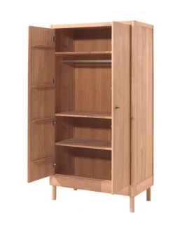 VIPACK Forrest Tienerkamer Stapelbed 2 Delig Eik