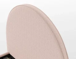 VIPACK Moon Bed 90x200 Cm Roze Bouclé Teddy