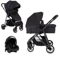 X Adventure 3 In 1 Kinderwagen Rover Zwart