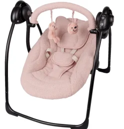X Adventure Baby Swing Schommelstoel Teddy Oud Roze