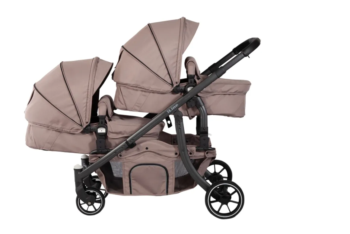 X Adventure Duo Kinderwagen Taupe
