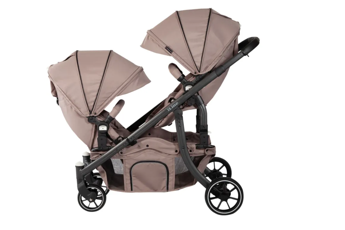 X Adventure Duo Kinderwagen Taupe