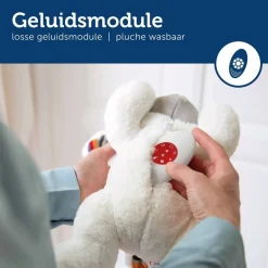 ZAZU Hartslag Knuffel Dex de Hond